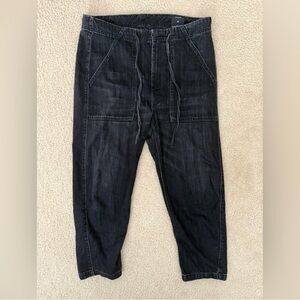 Vince Boyfriend Jeans with Drawstring